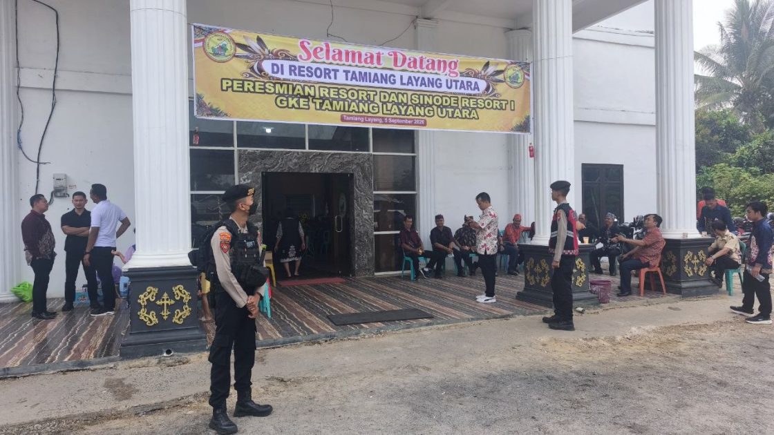 Peresmian Resort GKE Tamiang Layang Dikawal Polres Bartim