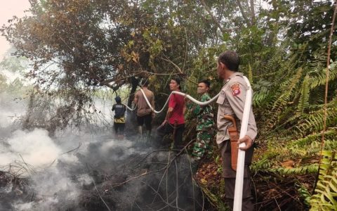 Karhutla di Wuran, Sejumlah Titik Masih Menyisakan Bara