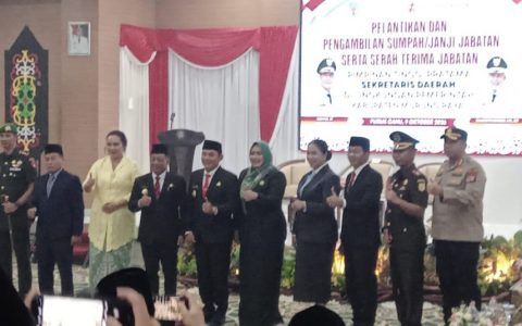 Bupati Murung Raya Minta Sekda Baru Tingkatkan Kinerja dan Profesionalisme