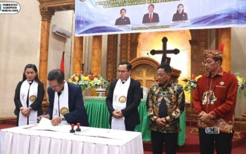 Bupati Murung Raya Ajak GKE Perkuat Kerukunan dan Sinergi Pembangunan