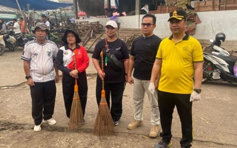 Green Policing Hadirkan Pasar Bersih di Barito Timur
